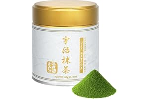 YEDOENSIS Ceremonial Uji Matcha - Japanese Green Tea Ceremonial Uji Matcha Powder, Vegan, Gluten-Free (40g)