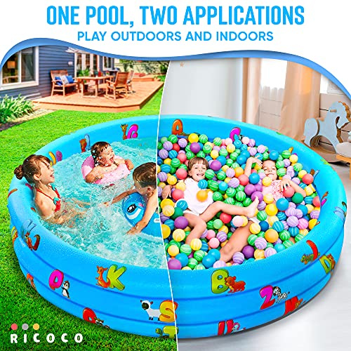 Inflatable Kiddie Pool for Kids Kids Pools for Backyard Swimming Pool for Kids and Toddlers