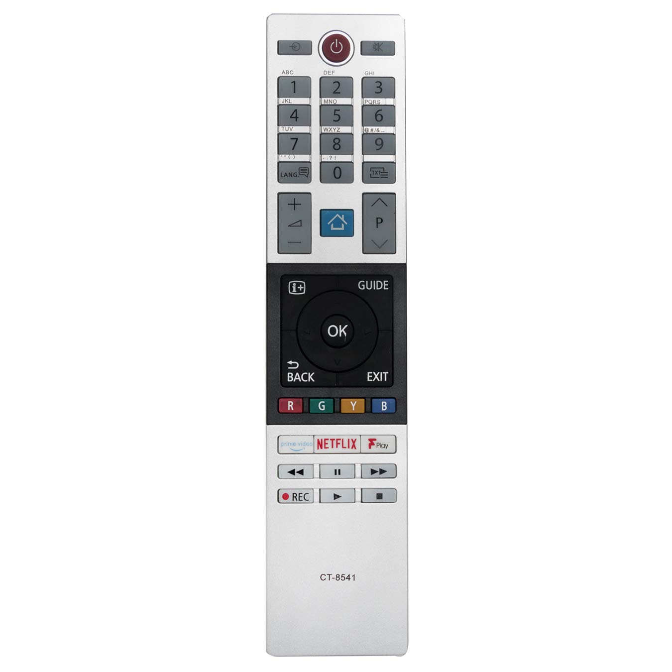 VINABTY CT8541 CT-8541 Replacement Remote Fit for Toshiba TV 55UL7A63DB 49UL7A63DB 58UL2063DB 24W2863DB 65U6863DB 43V6863DB L/W/D28,28/32 W/D38,24 L/W/D29,32 L/W29,32 L/W39,24/32 WD2A,24 WL2A