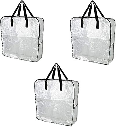 IKEA DIMPA 3 pcs Extra Large Storage Bags Clear Heavy Duty Moisture Proof
