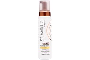 St. Moriz Advanced Color Correcting Self Tanner Mousse in Ultra Dark - 230ml - Color Correcting Instant Self Tanning Foam for Face & Body - Long Lasting & Streak Free Sunless Self Tanner