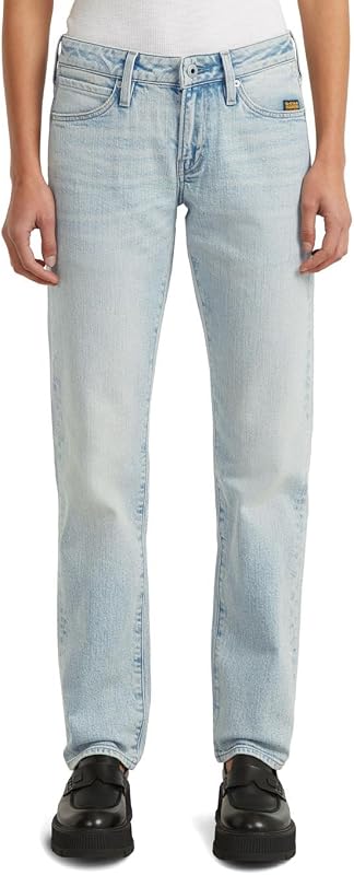 Lennoxx Slim Straight Wmn feminino, cor azul, tamanho: Cintura 27, Entrecostura 34