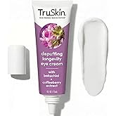 TruSkin Longevity Eye Cream – Caffeine Eye Cream with Bakuchiol, Lingonberry Stem Cells & Green Coffee Bean – Healthy Aging Gentle Retinol Alternative, Puffiness, Dark Circles, 0.5 fl oz