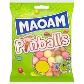 Maoam Pinballs - 180g - Pack of 4 (180g x 4 Packs)