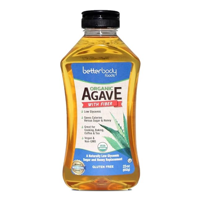 Xagave Organic Raw Agave Nectar, White and Blue, 11.75