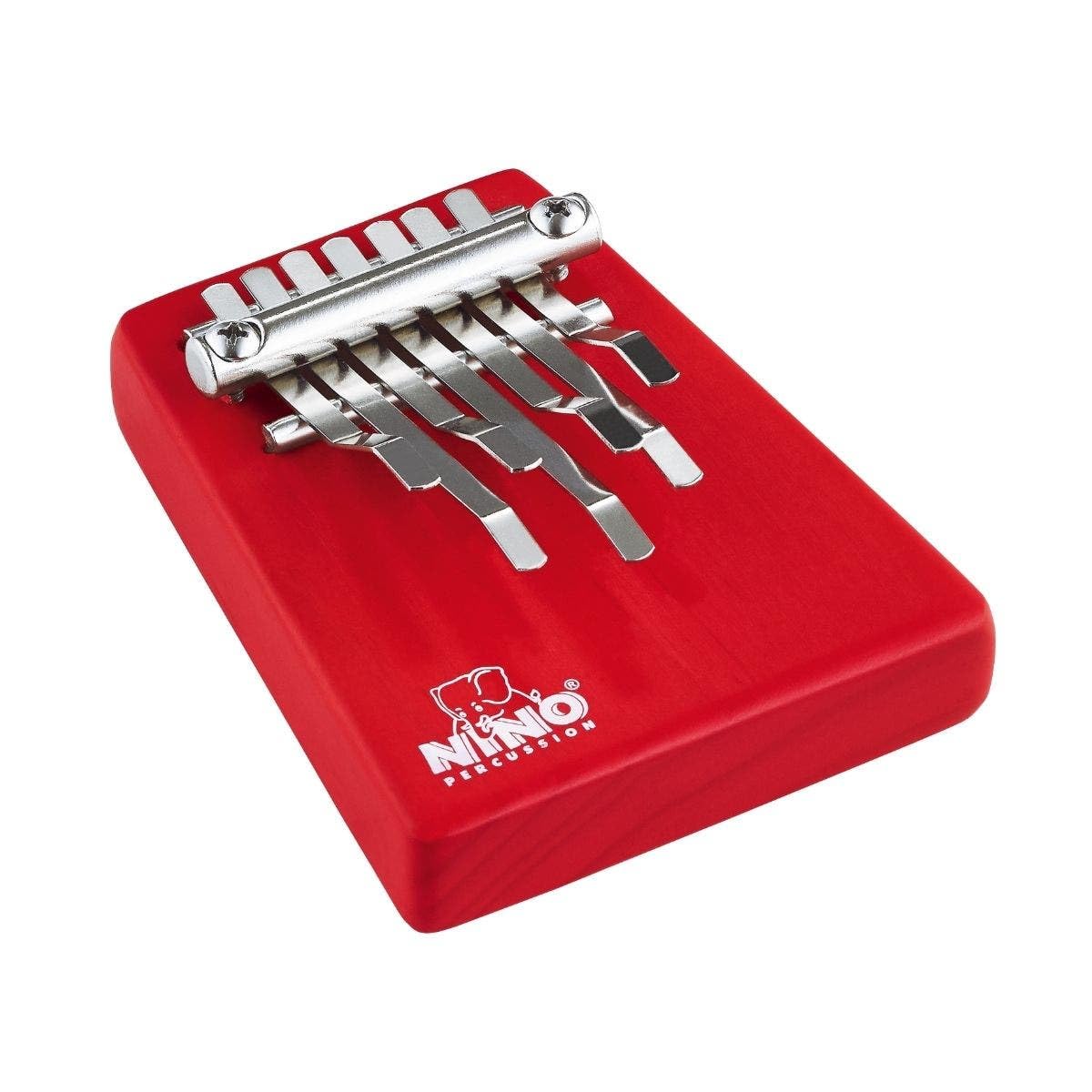 Nino Percussion NINO964R Medium Kalimba with 7 Keys Red