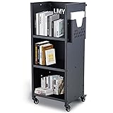 LMYYGOO Library Carts with Wheels, 200LBS Single