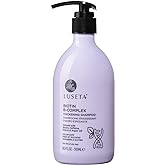 Luseta Biotin B-Complex Thickening Shampoo for Hair Growth and Strengthener - Hair Loss Treatment for Thinning Hair With Biotin Caffein and Argan Oil for Men & Women - All Hair Types 16.9oz
