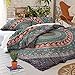 Madhu International Exclusive Badmeri Mandala Duvet Cover with Pillowcases, Ombre Mandala Quilt Cover, Donna Cover
