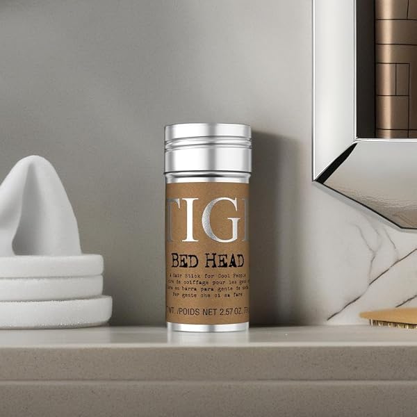 TIGI BED HEAD HAIR WAX STICK – STRONG HOLD WITH TRIPLE WAX FORMULATION FOR SLICK BACK HAIR STYLING AND SMOOTHING FLYAWAYS, 2.57 OZ