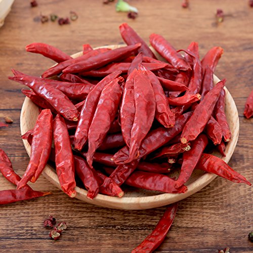 Yimi Premium Whole Dried Chilies, Chinese Dry Red Chili Peppers, For