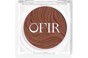 OFIR Geo Sculpt Blendable Cream Bronzer | Buildable Radiant Finish with Vitamin E | Vegan & Cruelty Free Makeup Bronzer | Sun Kissed Glow Compact For Sculpting Cheekbones |Cove - Medium Brown, 0.24 oz