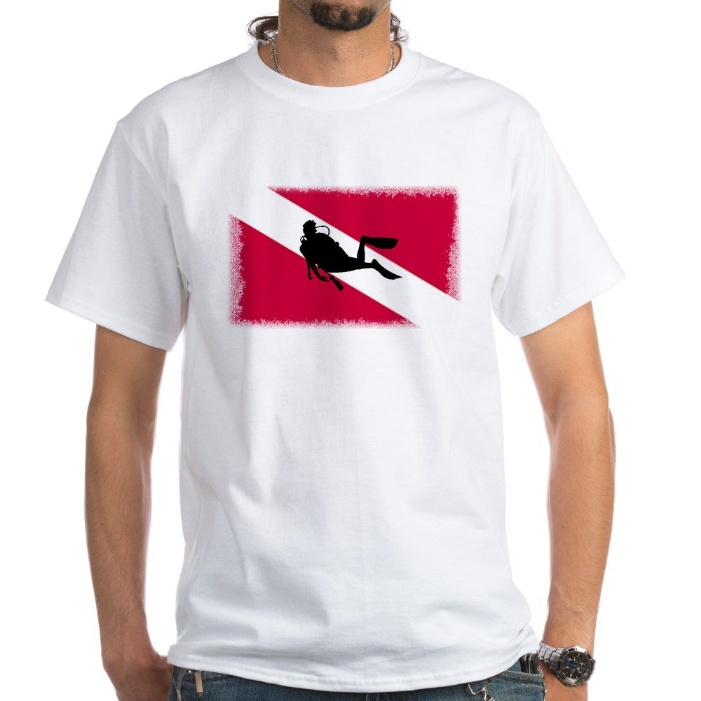 Scuba Diving Flag T Shirt T Shirt 4224 Kitilan