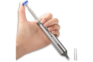 Extra-Long Solder Sucker: KeenWise No-Clog Aluminum Deso!dering Pump with High-Suction Power(DS-352)