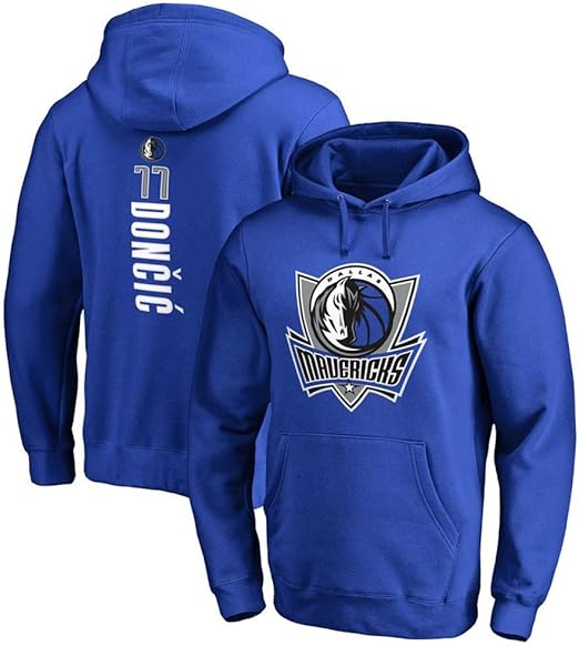 MMQQL Sudadera con Capucha De Baloncesto-Luka Doncic#77 Dallas ...