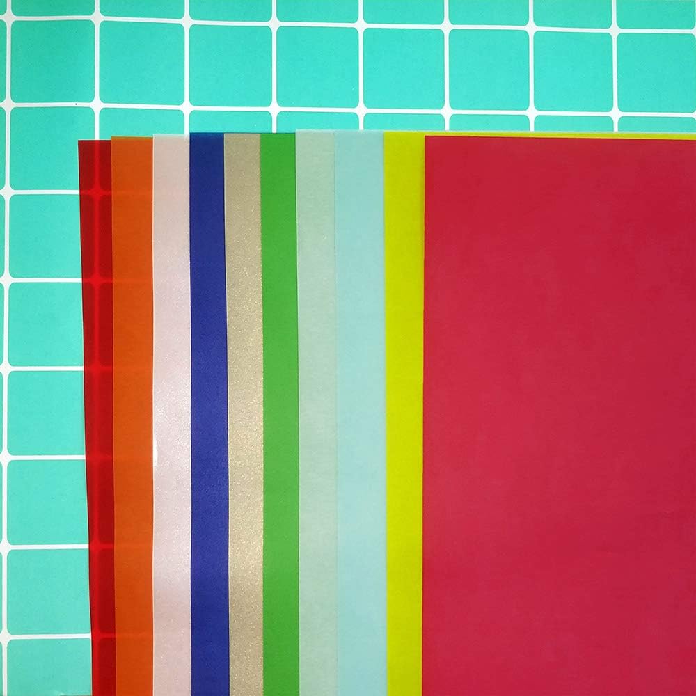 60 Sheets Colored Vellum Paper Translucent 10 Colors Vellum Paper