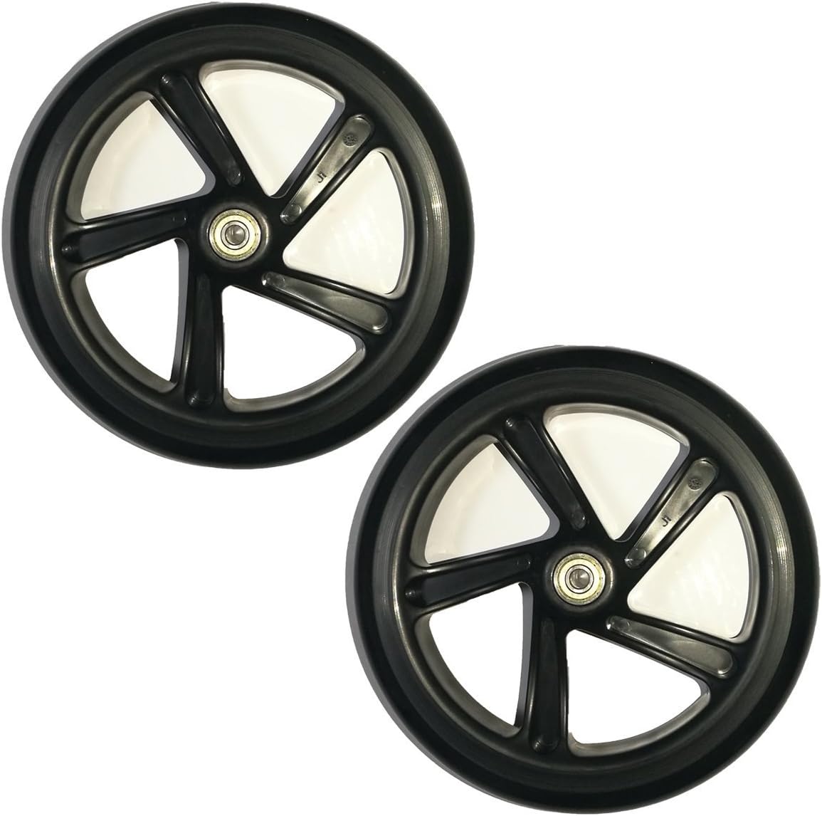 2PCS 200mm Adult Scooter Wheels with ABEC 9 Bearings for Razor and