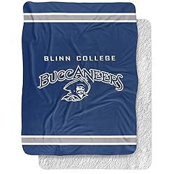 Blinn College Blanket, 60"x80" Primary Logo, Silky