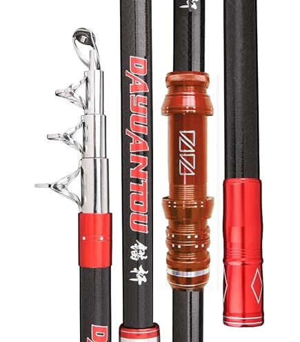 Carp Rod Carbon Fishing Rod, 8m -15m Long Section Chinese Telescopic Fishing Rod, Fishing Tackle (Size : 8m) Sports & Outdoors