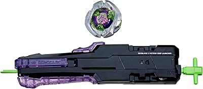 Beyblade Victory Grip Right-Spin Launcher Set with Saber Samurai 2-70L Top