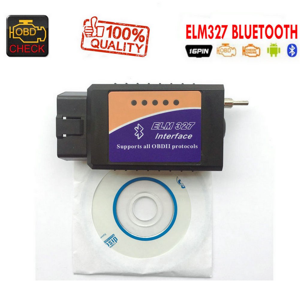Diagnosi Auto Multimarca Lettore Diagnostico Auto Bluetooth ELM327 OBD2 - Strumento Per Leggere E Cancellare Codici Errore OBDII Reader ELM327