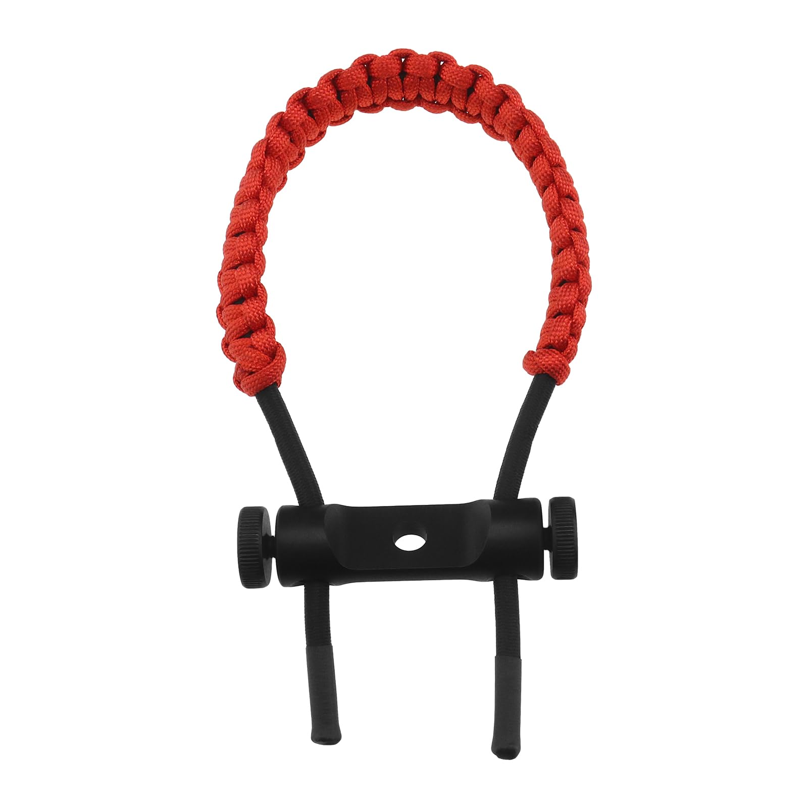 eMagTech Archery Adjustable Durable Braided Cord Rope Compound Bow Wrist Sling Suitable For Compound Bow Archery Shooting Target Hunting Accessory, Red