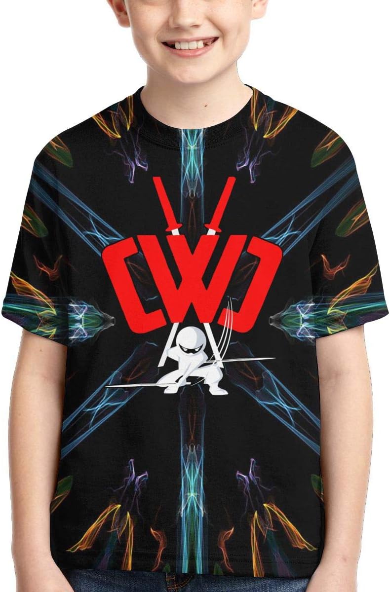 Child CWC Chad Wild Clay Shirt Boys 3D Print Short Sleeve Tshirt
