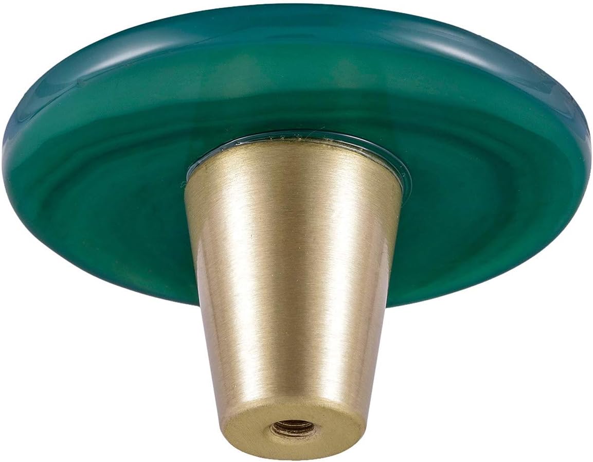 mookaitedecor Set of 4 Green Agate Drawer Knobs with Screws - Image 3