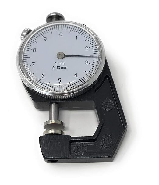 Feeler Gauge Thickness Meter 0 10 mm Decimal Clock Micrometer Amazon