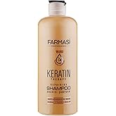 FARMASi Keratin Therapy Repairing Shampoo, Deep Cleansing & Nourishing Care for Dry Damaged Hair, Restores Softness Smoothness & Shine, 12.2 fl oz