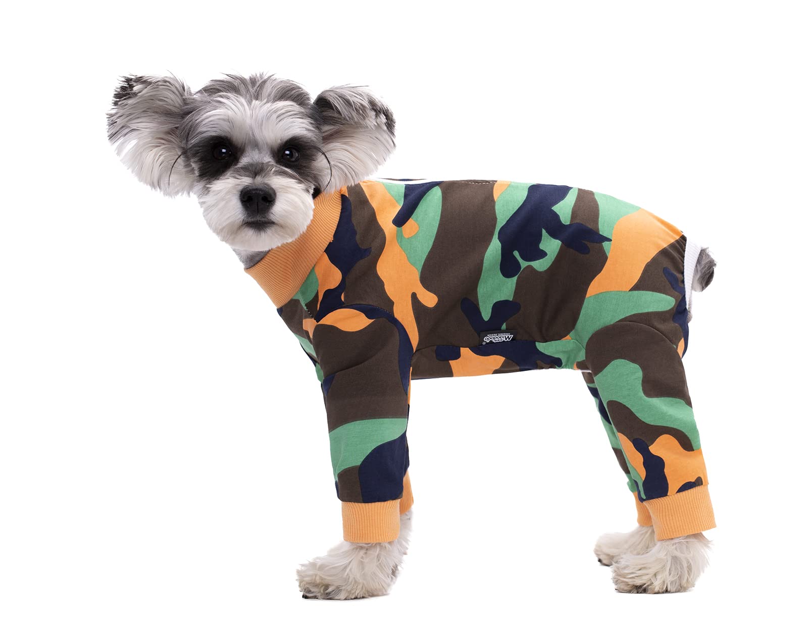 BT Bear Small Dog Clothes,Elastic Pet Onesie Clothes Protect Joints Anti-hair Anti Licking,Wound Protection Puppy Pajamas PJS Dog Jumpsuit For Small Dogs(S,Camouflage) — image 1