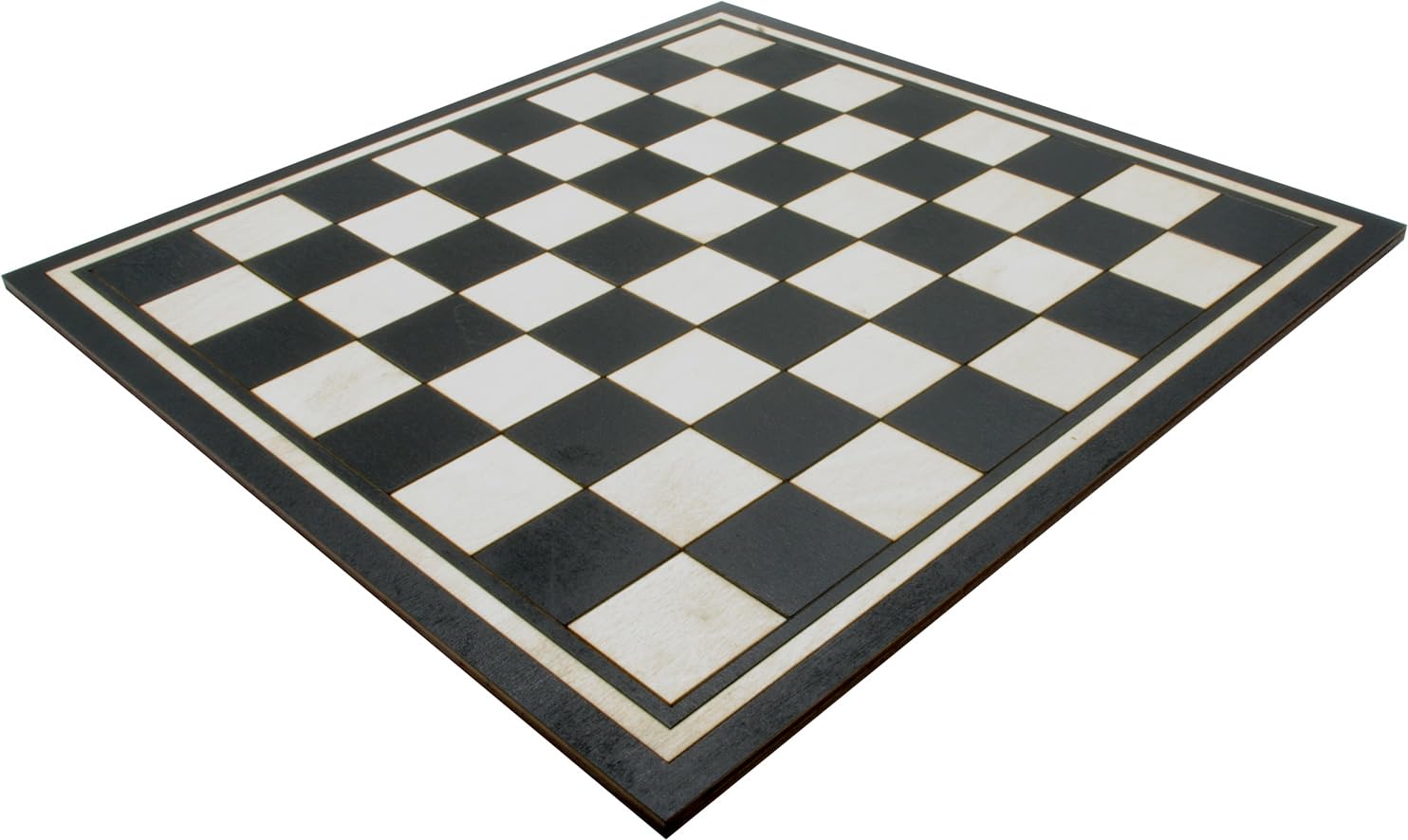 Brimtoy handmade British inlaid chess board - 40cm contrasting hardwood made from FSC certified timber - Adult - Unisex