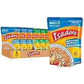 Isadora Refried Beans Pouch Variety Pack, Mexican Food Ready-to-Eat (6-Pk) | 3 Original and 3 Black, Creamy Frijoles Refritos Seasoned Mexican Beans for Burrito,Taco Night, Dip, Nachos, Plant Protein