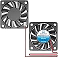 WINSINN DC 60mm Fan 24V 6010 Dual Ball Bearing Brushless Cooling 60mmx10mm 2PIN (Pack of 2Pcs)