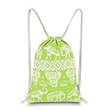 Miomao Gym Sackpack Drawstring Backpack Elephant