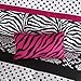 Mi Zone Comforter Set Fun Bedroom Décor - Modern All Season Polka Dot Print, Vibrant Color Cozy Bedding Layer, Matching Sham, Decorative Pillow, Twin/Twin XL, Zebra Pink 3 Piece