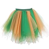Nicute Mardi Gras Costume Skirt Carnival Tutu Skirt