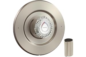 UCDETD Satin Nickel Shower Trim Kit, Compatible with Moen T470 31661SN Chateau Series Shower Trim Kit and Tub/Shower Trim, for Moen 1225 Trim Kit, Includes Escutcheon, Tubes, Shower handle and Screws