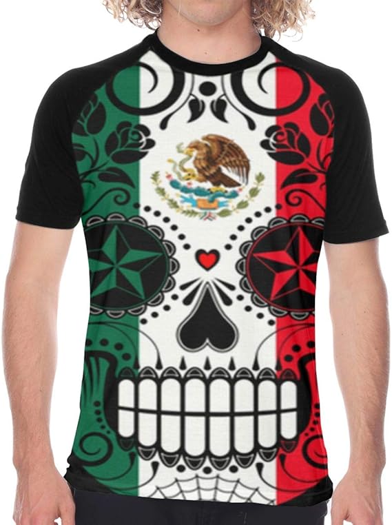 Amazon Co Jp ティーシャツ メンズ メキシカンスカル メキシコ Tシャツ野球 ラグランtシャツ 半袖 トップス ショートスリーブ ロゴ ラグランt ロンt シンプル かわいい 通勤 カットソー プリント スポーツウェア クルーネック おしゃれ 春夏 服 ファッション小物