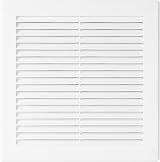Awenta Plastic Air Vent Grille Cover 200x200mm 8x8 inch White with Insect Grid view 2