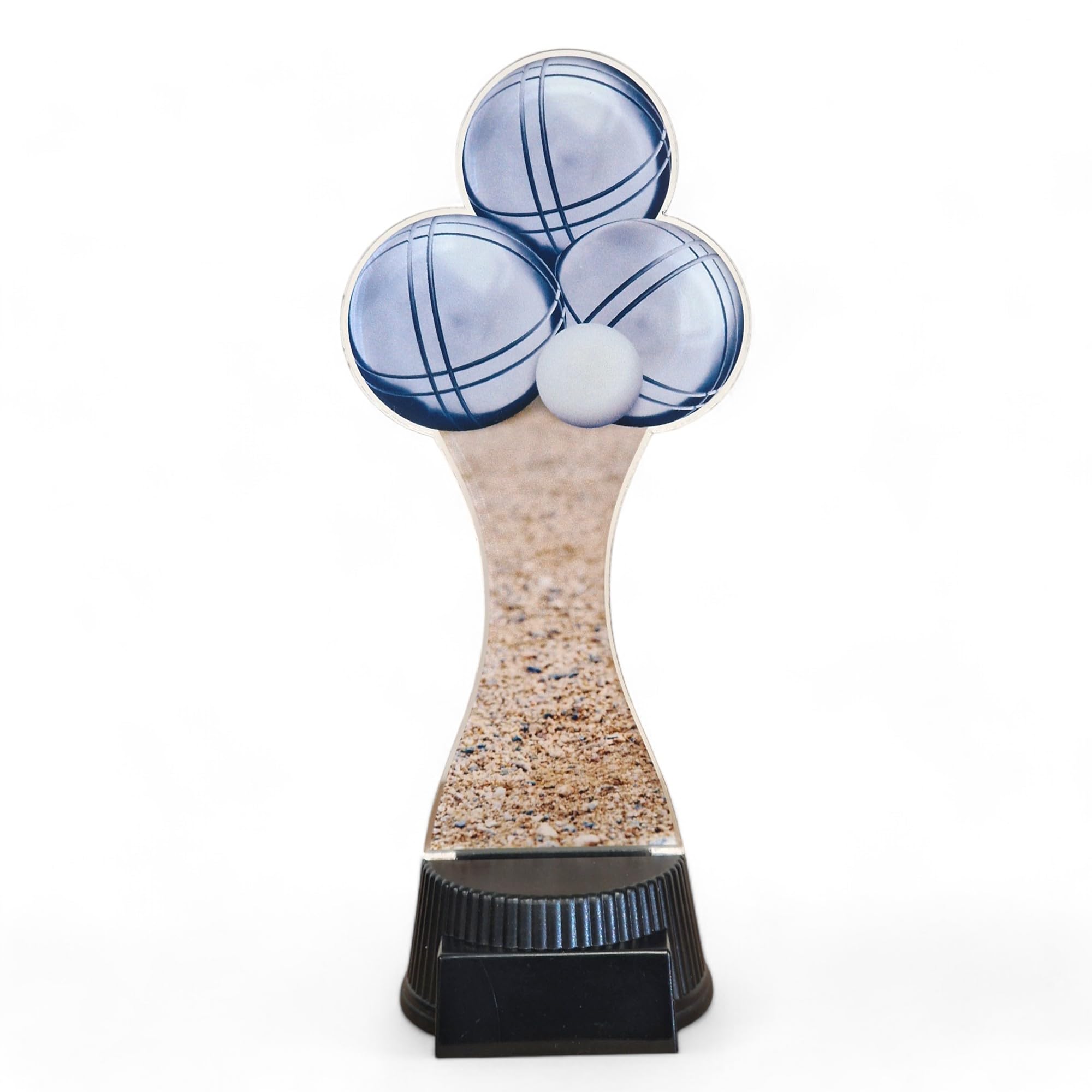 Trophy Monster Toronto Pétanque Trophy Size 190mm | for Clubs, Events & Competitions | Made from 6mm thick Printed Acrylic