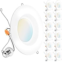 TORCHSTAR 8-Pack 4 Inch Remodel Recessed Lighting Housing - IC Rated Air Tight Can