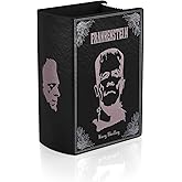 Gothic Book Vase for Flowers Goth Room Decor Gifts for Book Lovers Flower Vase Unique Halloween Vase Frankenstein Decor