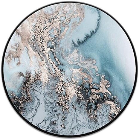 Standing and Grip,Pop Mount Cellphone Holder Compatible for iPhone, Smartphone, Kindle And Tablets - Blue White Marble Black