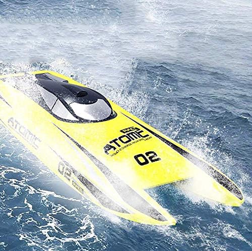 65km Hトップスピードrcボートプロフェッショナルブラシレスモーター27 5インチ大型リモコンスピードボート11 1