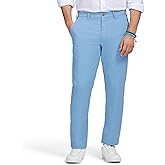 IZOD Men's Performance Stretch Straight Fit Flat Front Chino Pant