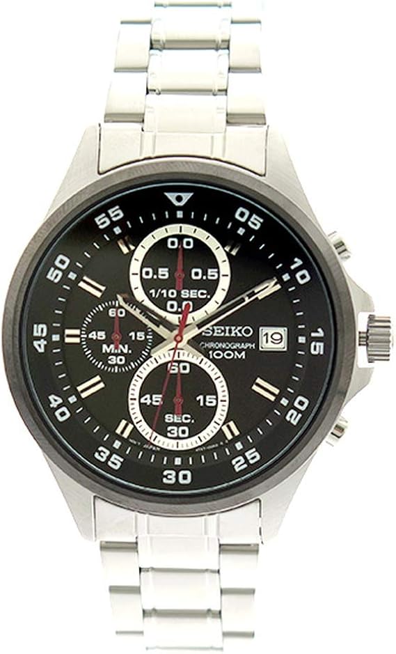 Amazon セイコー Seiko 腕時計 Sks633p1 クォーツ ブラック シルバー メンズ 並行輸入品 メンズ腕時計 腕時計 通販