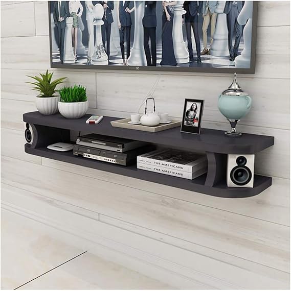 TFTREE Wall Mounted Audio/Video Console Floating Shelves
