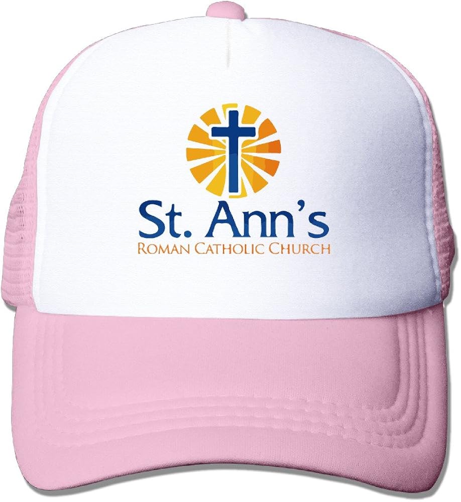 Men Women Roman Catholic Church Mesh Hat Cap Pink Clothing
