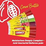 Carmex Moisturising Lip Balm 7-Pack SPF 15 Classic Strawberry Pomegranate Lime view 2